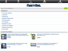 Tablet Screenshot of frostycool.com